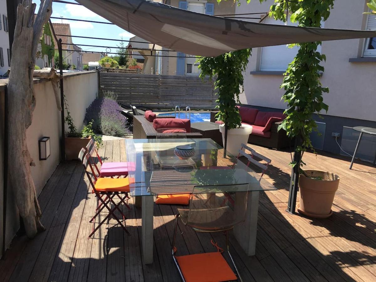 Le Pied A Terre Selestadien Sélestat Esterno foto